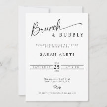 Minimalistisches Brunch & Bubbly-Brautparty
