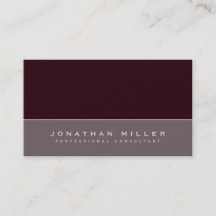 Minimalistisches Burgund & Grau | BERUFLICH