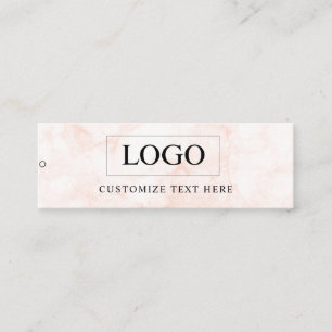 Minimalistisches Business-Logo-Kleidungslabel-Anha Mini Visitenkarte