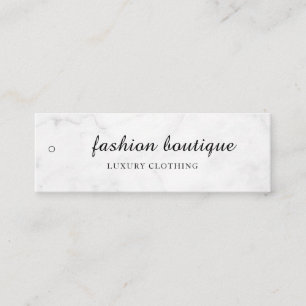 Minimalistisches Business-Logo-Kleidungslabel-Anha Mini Visitenkarte