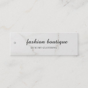 Minimalistisches Business-Logo-Kleidungslabel-Anha Mini Visitenkarte