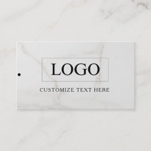 Minimalistisches Business-Logo-Kleidungslabel-Anhä Visitenkarte