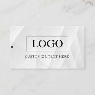 Minimalistisches Business-Logo-Kleidungslabel Anhä Visitenkarte