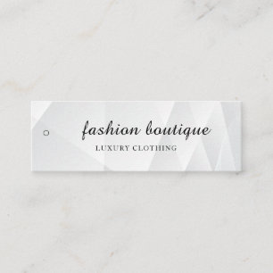 Minimalistisches Business-Logo-Kleidungslabel-Häng Mini Visitenkarte