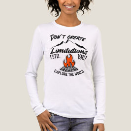 Minimalistisches Campfire Icon Design, Camping Tri-Blend Shirt