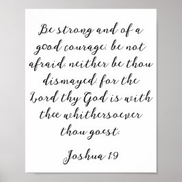 Minimalistisches Christliches Angebot Poster