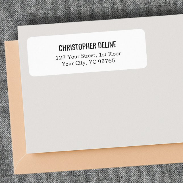 Minimalistisches Classic-Elegantes White Label (Von Creator hochgeladen)