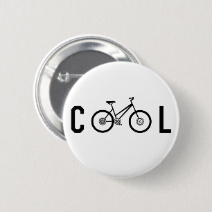 Minimalistisches Cooles Fahrrad-Geschenk Button