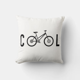 Minimalistisches Cooles Fahrrad-Geschenk Kissen