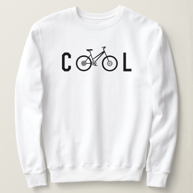 Minimalistisches Cooles Fahrrad-Geschenk Sweatshirt (Design vorne)