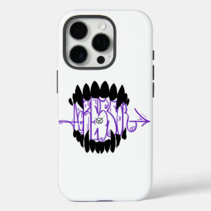minimalistisches Coverdesign "Aggressor"-Kollektio iPhone 16 Pro Hülle
