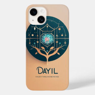 Minimalistisches Dayli Health Logo - ganzheitliche Case-Mate iPhone 14 Hülle