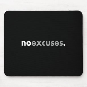 Minimalistisches Design, das keine Ausreden hervor Mousepad
