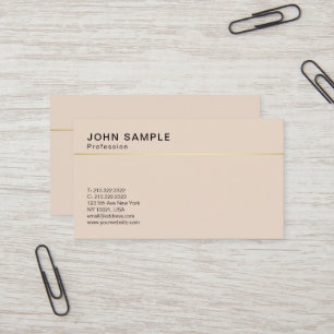Minimalistisches Design Elegante Farbe Kreativ Visitenkarte