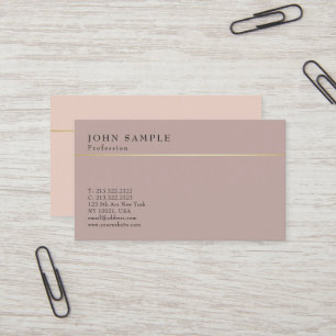 Minimalistisches Design Elegante Vintage harmonisc Visitenkarte