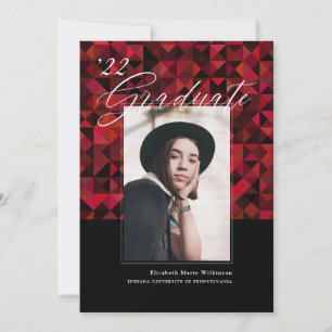 Minimalistisches Design für Abschluss