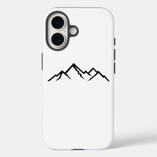 Minimalistisches Design für Naturliebhaber Case-Mate iPhone Hülle (Rückseite)