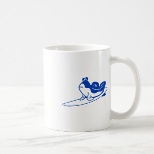 Minimalistisches Design für Surfer. Mudskipper ist Kaffeetasse