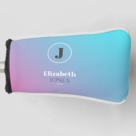 Minimalistisches Design in Pastellfarben Golf Headcover