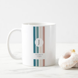 Minimalistisches Design in Pastellfarben Kaffeetasse