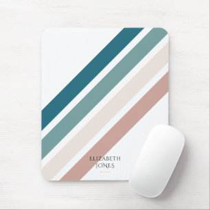 Minimalistisches Design in Pastellfarben Mousepad