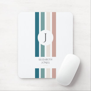 Minimalistisches Design in Pastellfarben Mousepad