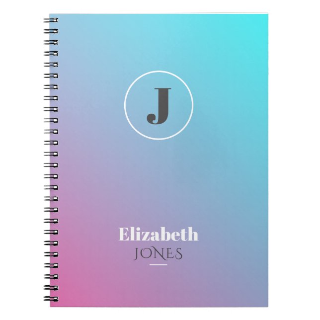 Minimalistisches Design in Pastellfarben Notizblock (Vorderseite)