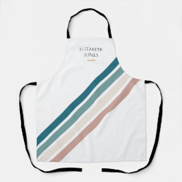 Minimalistisches Design in Pastellfarben Schürze