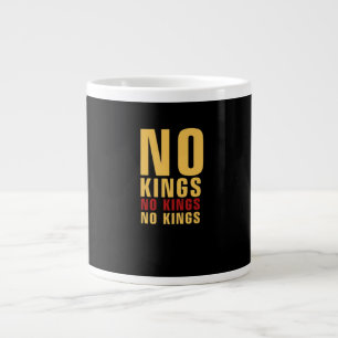 Minimalistisches Design Keine Könige Rebellisch Ke Jumbo-Tasse