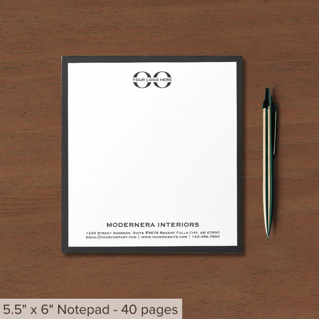 Minimalistisches Design-Notepad mit benutzerdefini Notizblock (Von Creator hochgeladen)