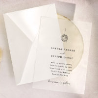 Minimalistisches Diskothek-Ball | Hochzeitstranspa