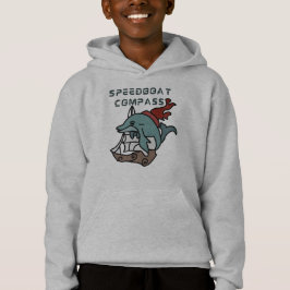 Minimalistisches Dolphin-Segeln schnell und unterh Hoodie