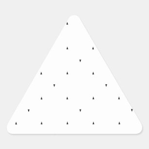 Minimalistisches Dreieck-Muster-Aktenordner-Set Dreieckiger Aufkleber