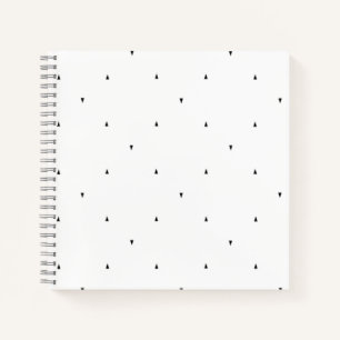Minimalistisches Dreieck-Muster-Aktenordner-Set Notizbuch