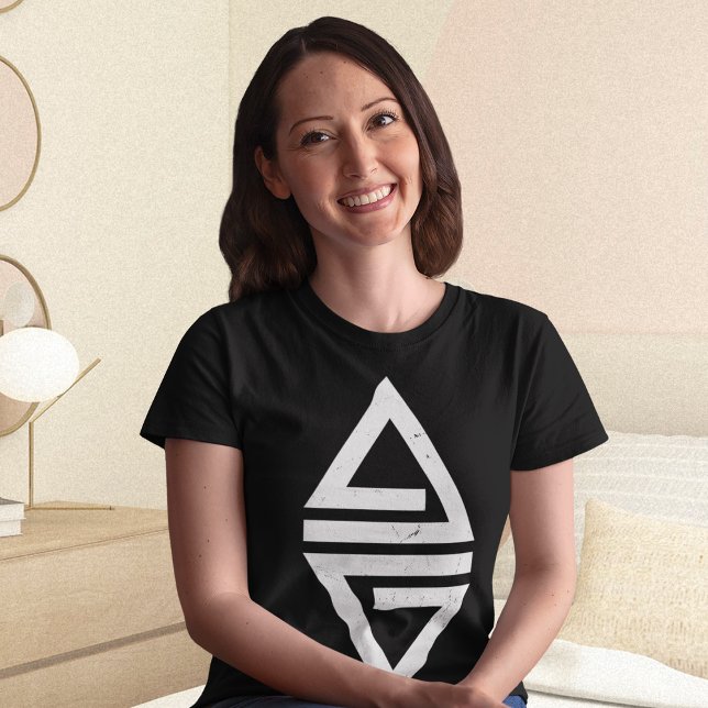 Minimalistisches Dreieck T-Shirt (Von Creator hochgeladen)