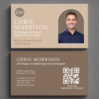 Minimalistisches Einfaches Berufliches QR-Code-Fot
