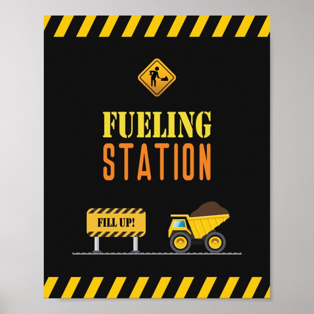 Minimalistisches einfaches Party für den Bau Poster (Vorne)