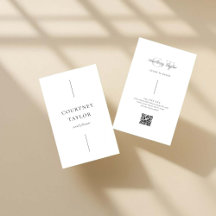 Minimalistisches einfaches professionelles Design