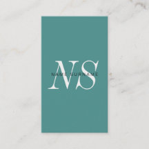 Minimalistisches einzigartiges Monogramm-vertikale