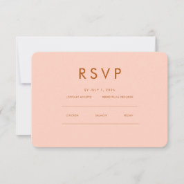 Minimalistisches Elegant | UAWG & QR-Website RSVP Karte