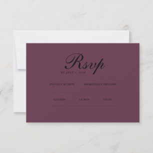 Minimalistisches Elegant UAWG & QR-Website RSVP Karte