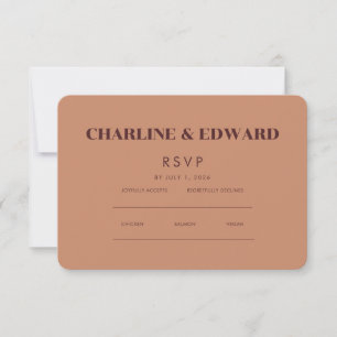Minimalistisches Elegant UAWG & QR-Website RSVP Karte