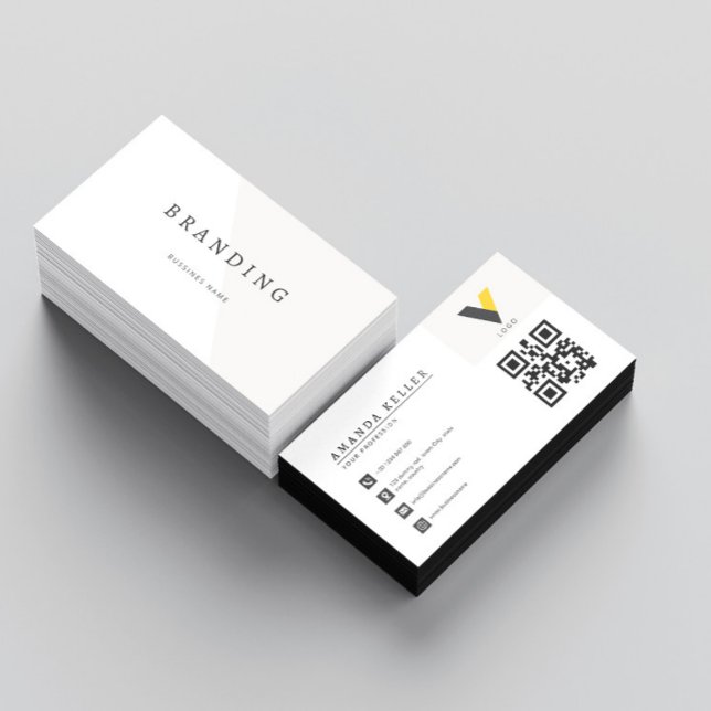 Minimalistisches Elegant Visitenkarte (Von Creator hochgeladen)
