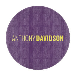 Minimalistisches elegantes Berufliches Indigo & Ge Schneidebrett