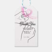 Minimalistisches elegantes Dankeschön-Geschenk