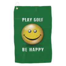 Minimalistisches Elegantes Happy Golfer Design