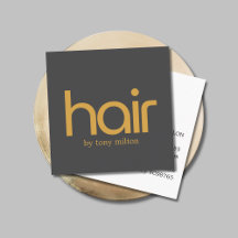 Minimalistisches Elegantes kühnes Golden Dark Gray