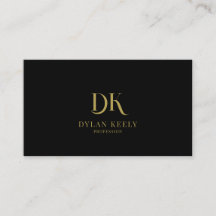 Minimalistisches elegantes Monogramm Modernes Schw