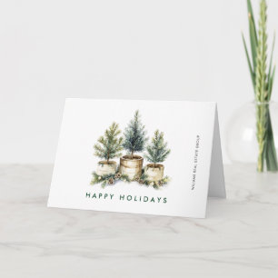 Minimalistisches Elegantes Pine Tree Weihnachten