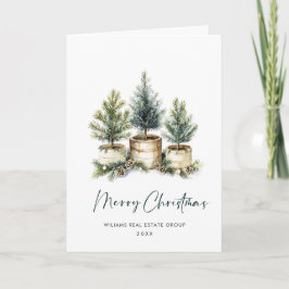 Minimalistisches Elegantes Pine Tree Weihnachten
